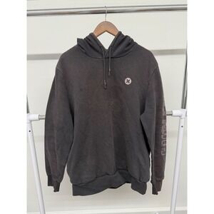 Vintage Hurley Hoodie Black Size XL
